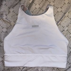 high neck longline bra/top